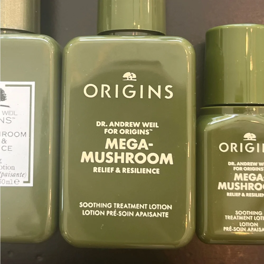 New Origins Mega-Mushroom Resilience Soothing Treatment Lotion, Set of 4